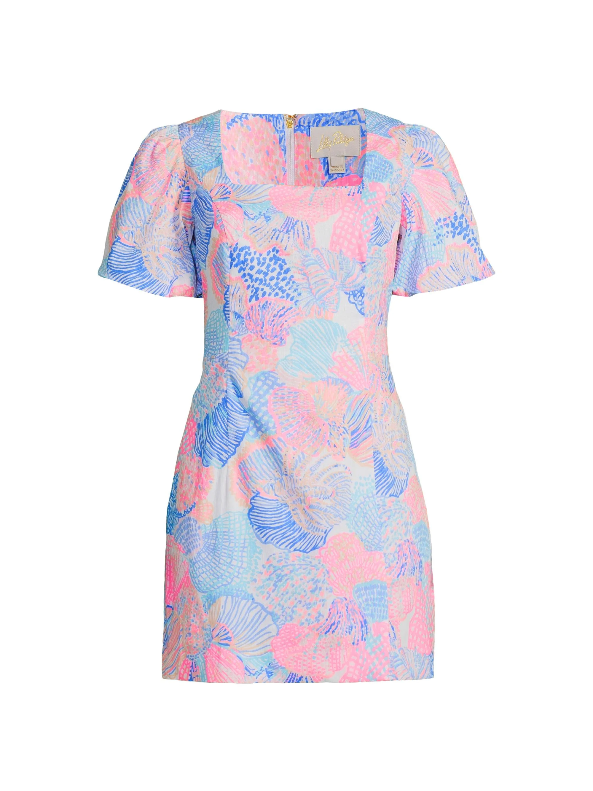 Women's Kalinara Stretch-Cotton Skirted Romper - Multi Roar Of The Seas - 1