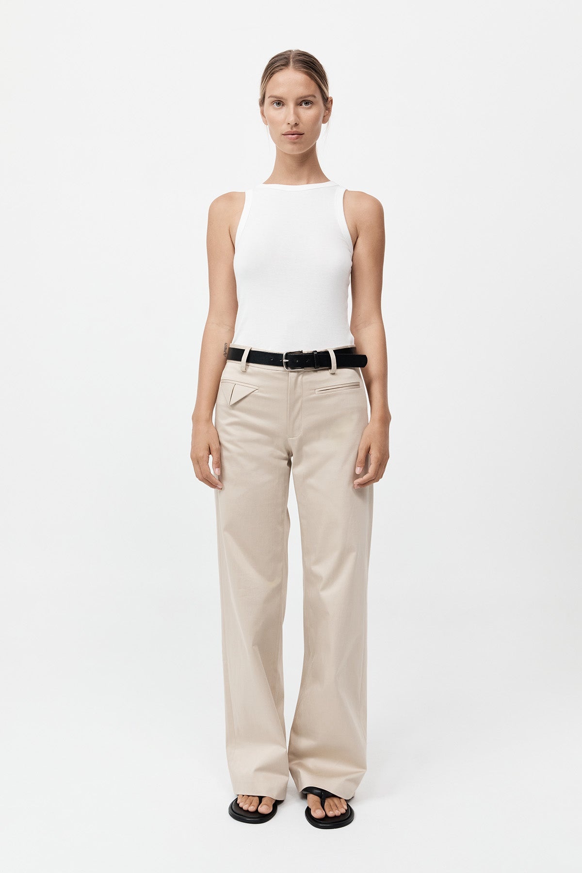 Origami Pocket Trousers - Champagne - 2