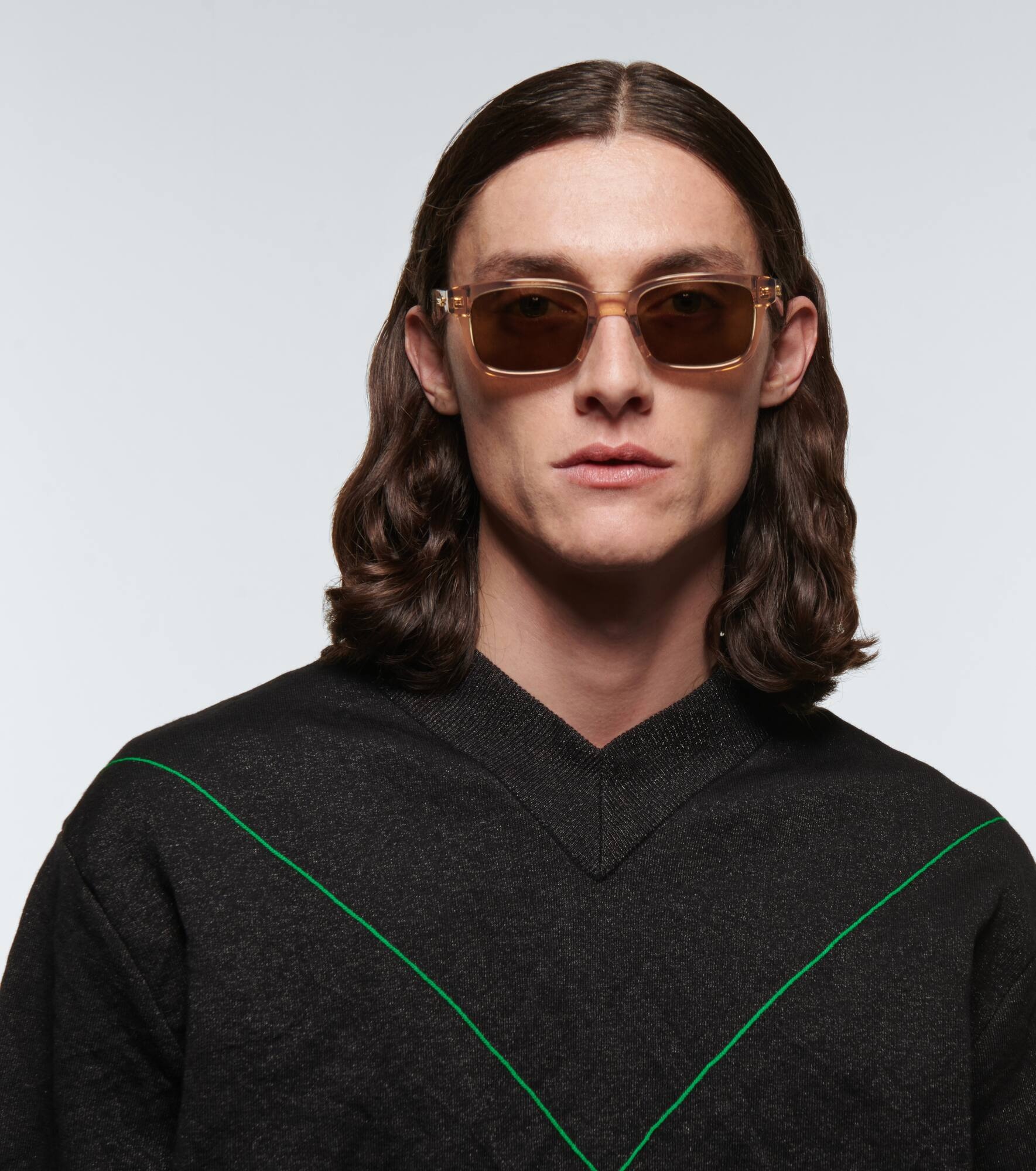 Square acetate sunglasses - 3