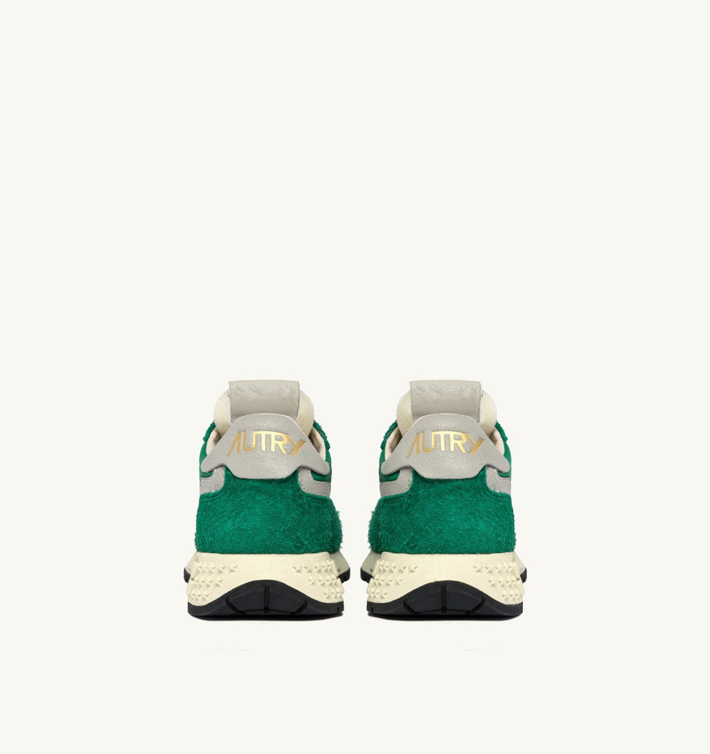 REELWIND LOW SNEAKERS IN GREEN NYLON AND SUEDE - 3