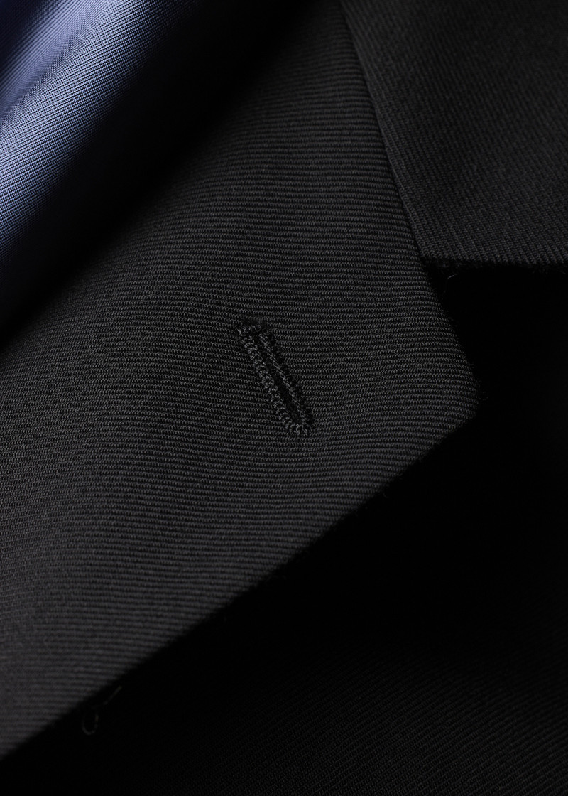 The Soho - Tailored-Fit Black Wool 'A Suit To Travel In' Suit 7