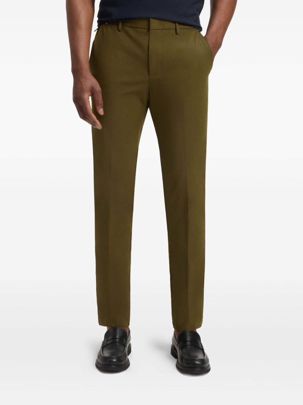 slim-fit chino trousers - 4