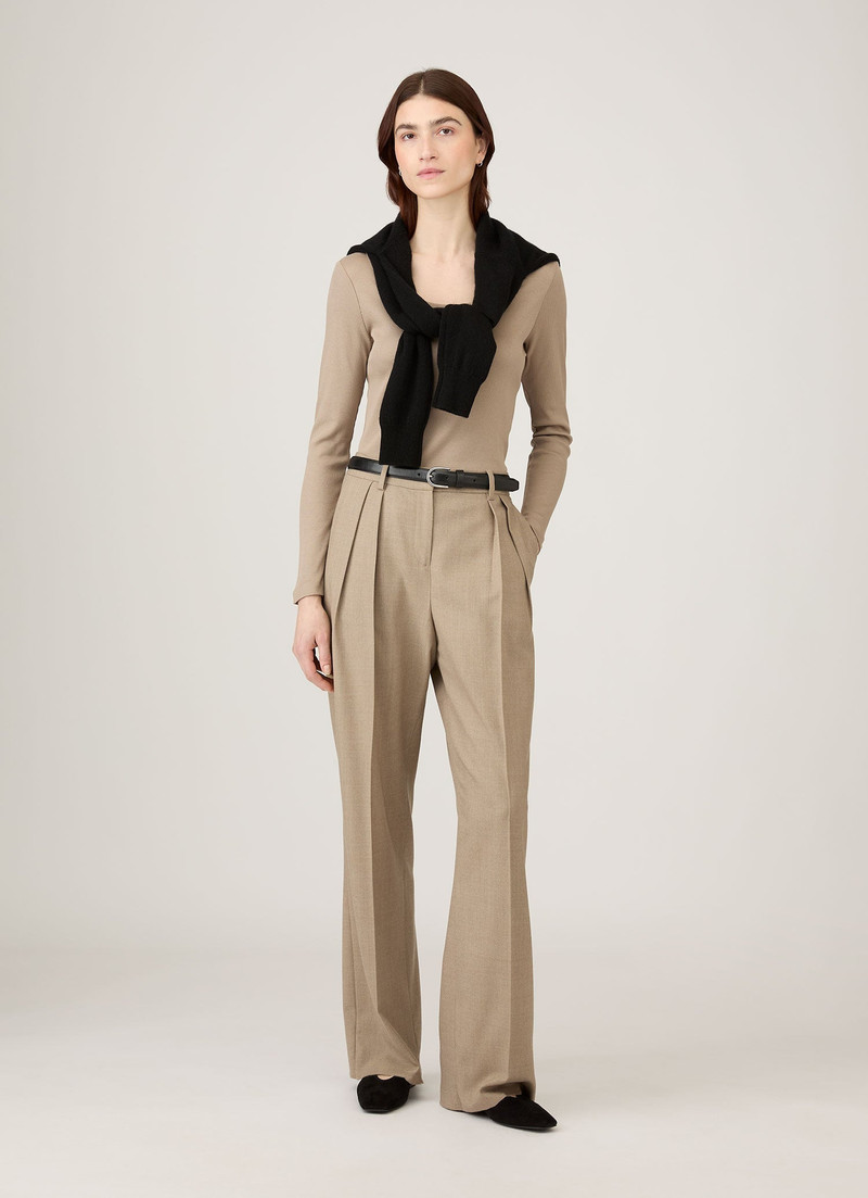 Sunspel Ribbed Scoop Neck T‑shirt outlook