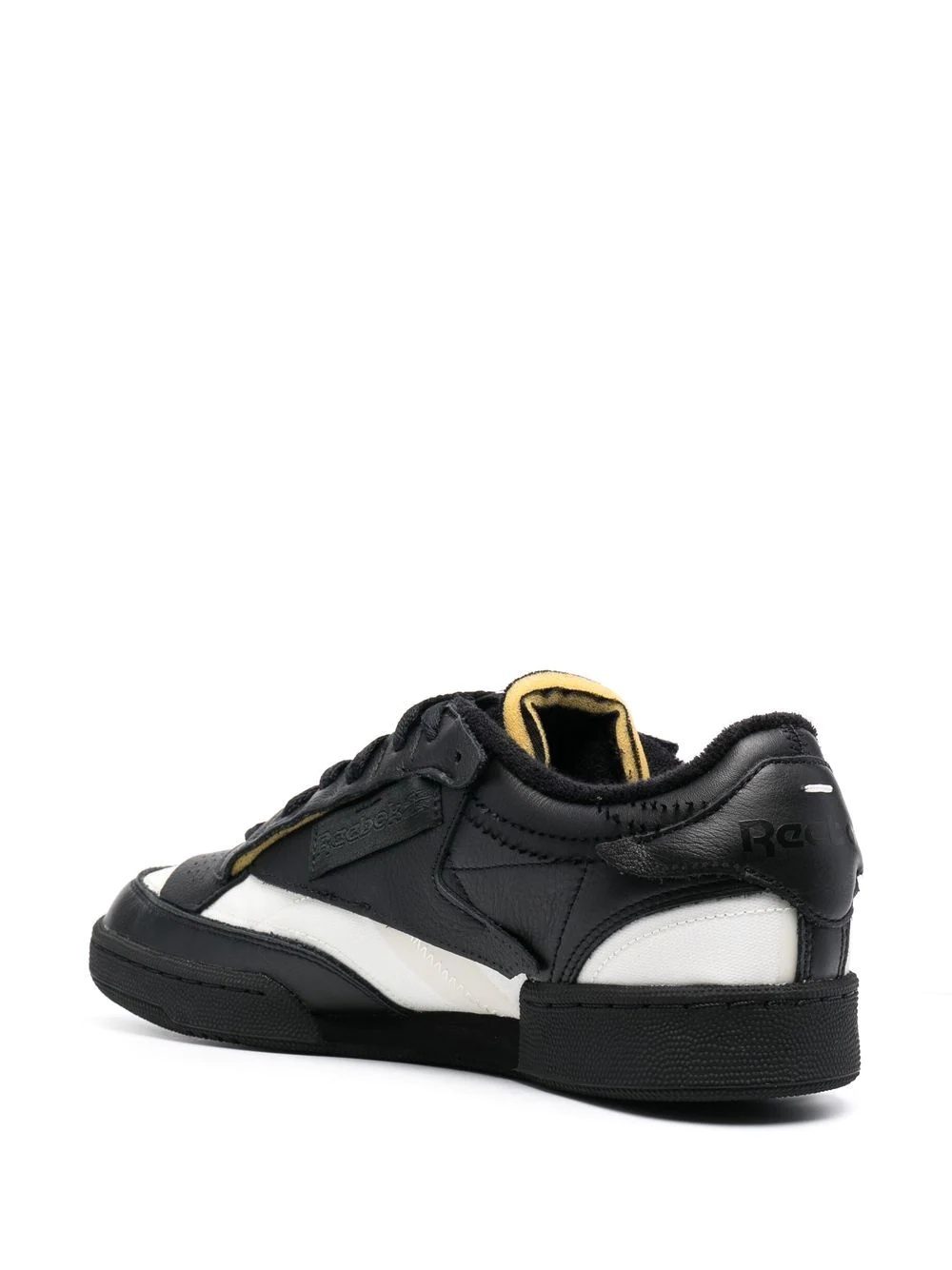 panelled low-top sneakers - 3