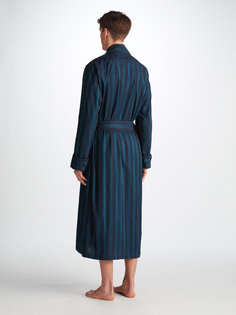 Men's Robe Royal 222 Cotton Navy - 4