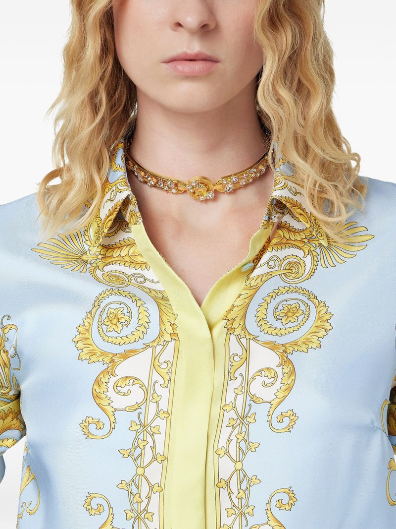 VERSACE Medusa crystal-embellishment  necklace outlook