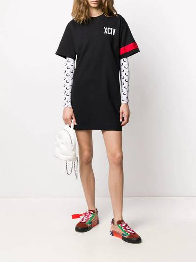 GCDS logo print T-shirt dress outlook