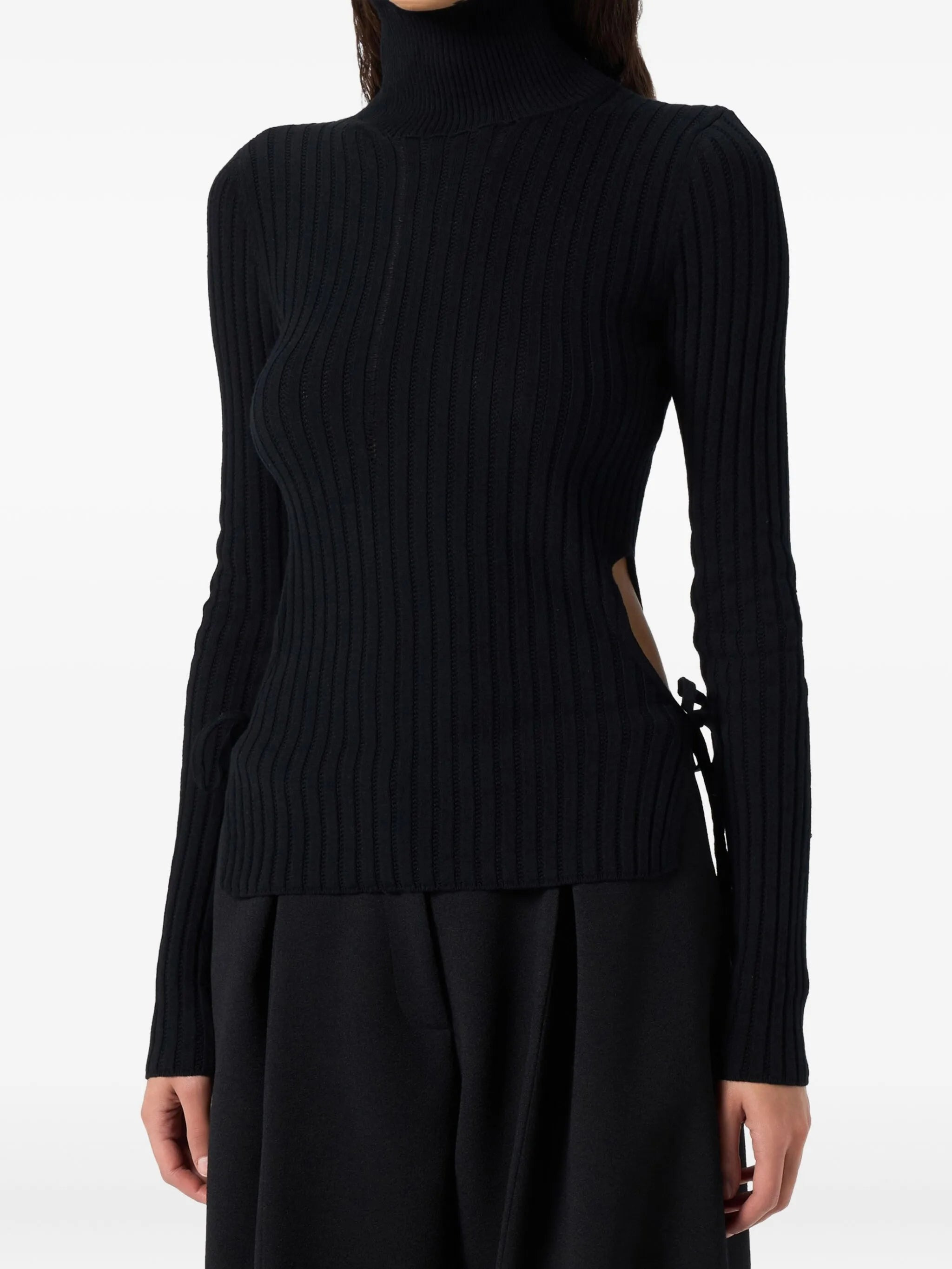 Blumarine Turtleneck Cut-out Top - 4