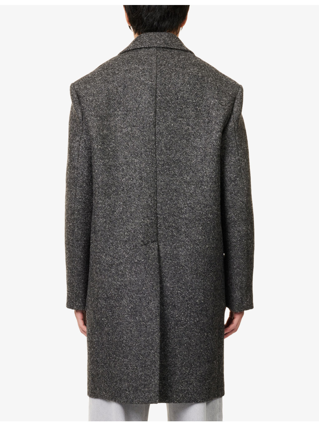 Gazabin Coat Double-Breasted Wool Blend Coat - 4
