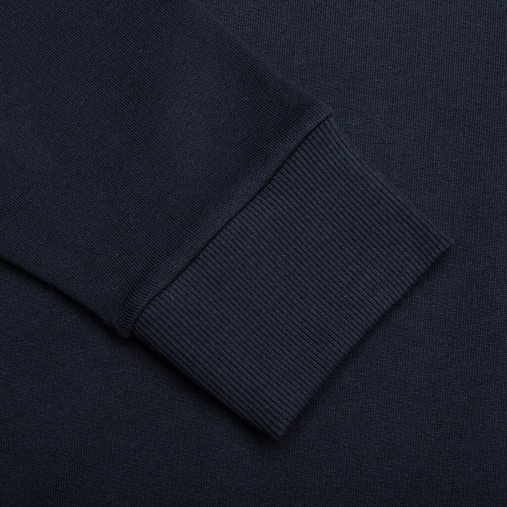 LOGO EMBROIDERY SWEATSHIRT - NAVY - 4