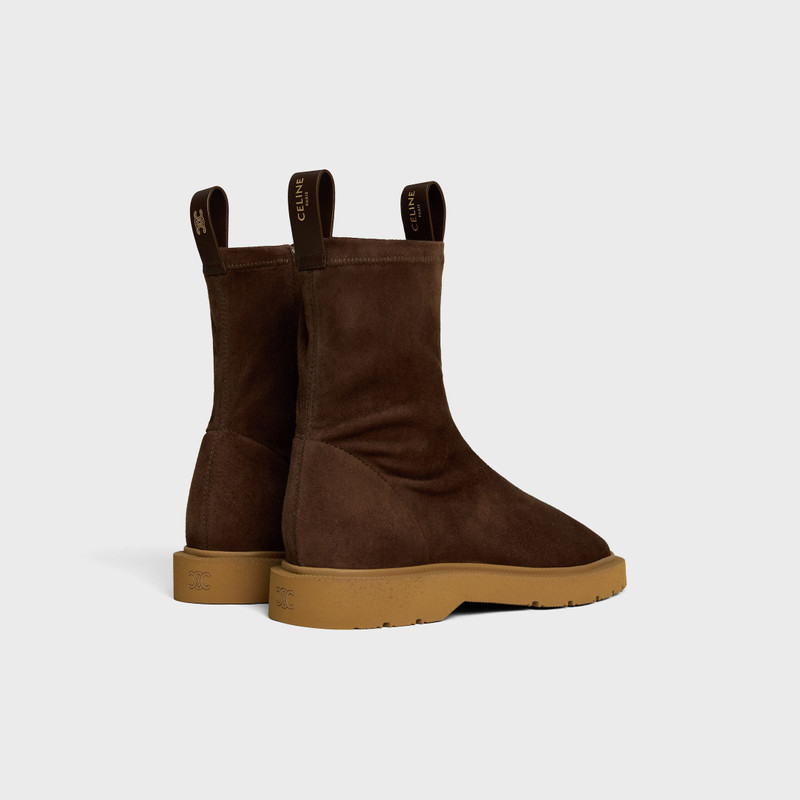 CELINE FLOW - ZIPPED BOOT IN Stretch Suede Lambskin outlook