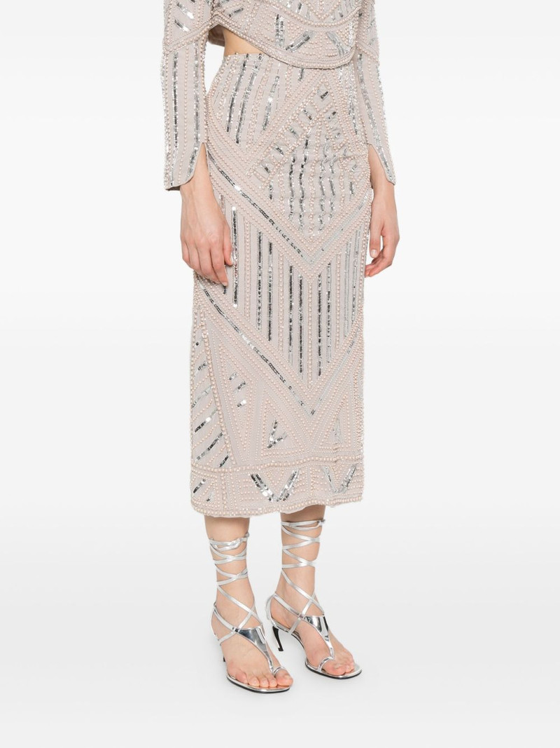 sequin-embellished geometric skirt 3