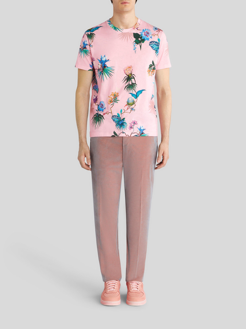 Etro TAILORED PAISLEY VELVET TROUSERS outlook