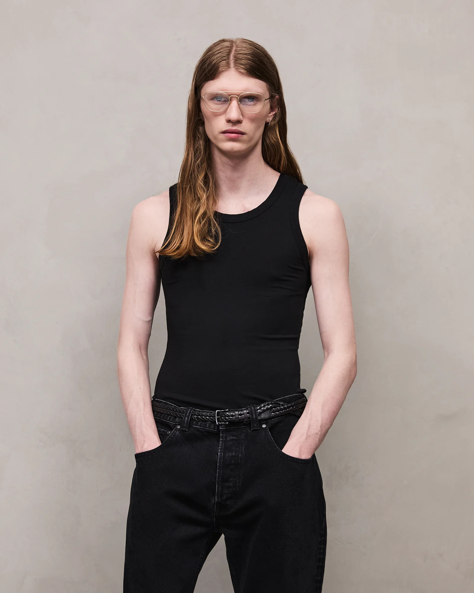 SHEER TANK BLACK - 4