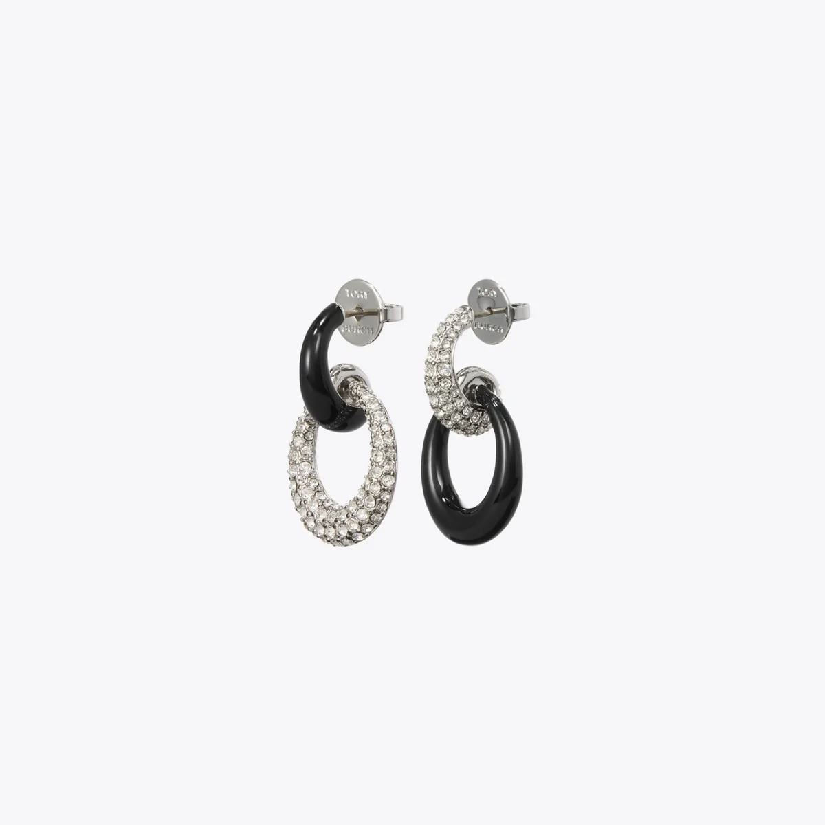 Pierced Pavé Doorknocker Earrings - 1