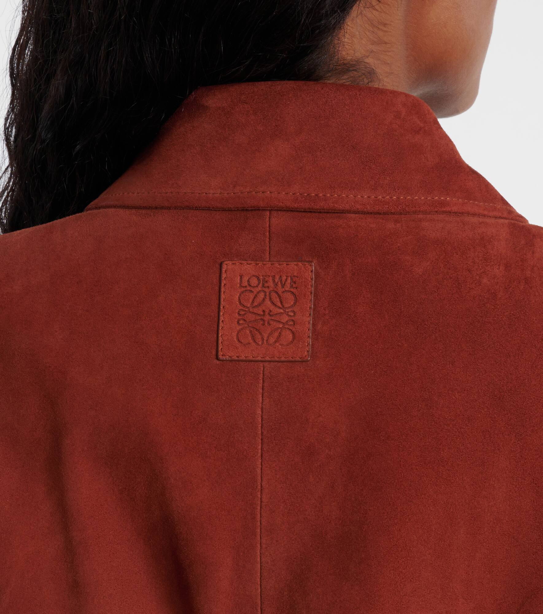 Balloon suede blouson - 6
