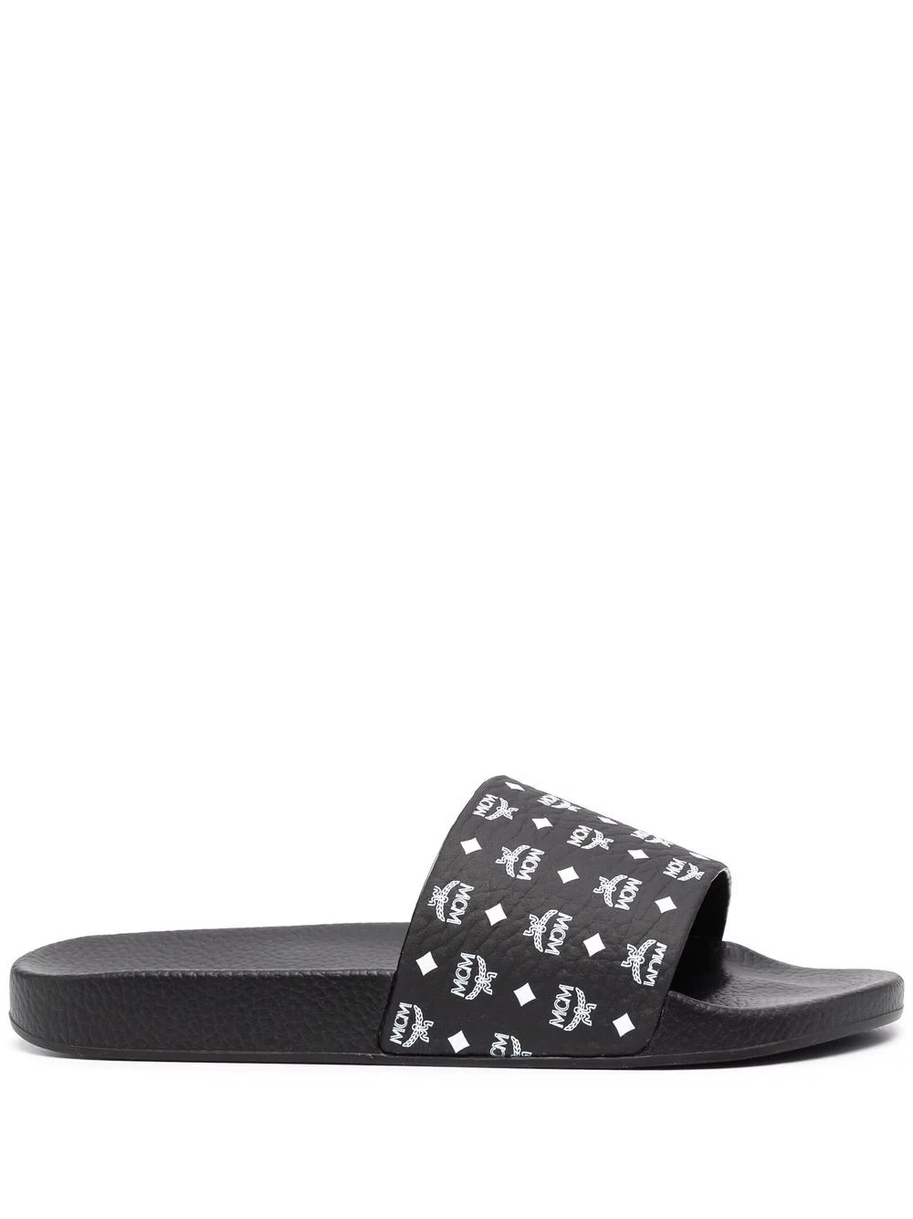 monogram-print sliders - 1