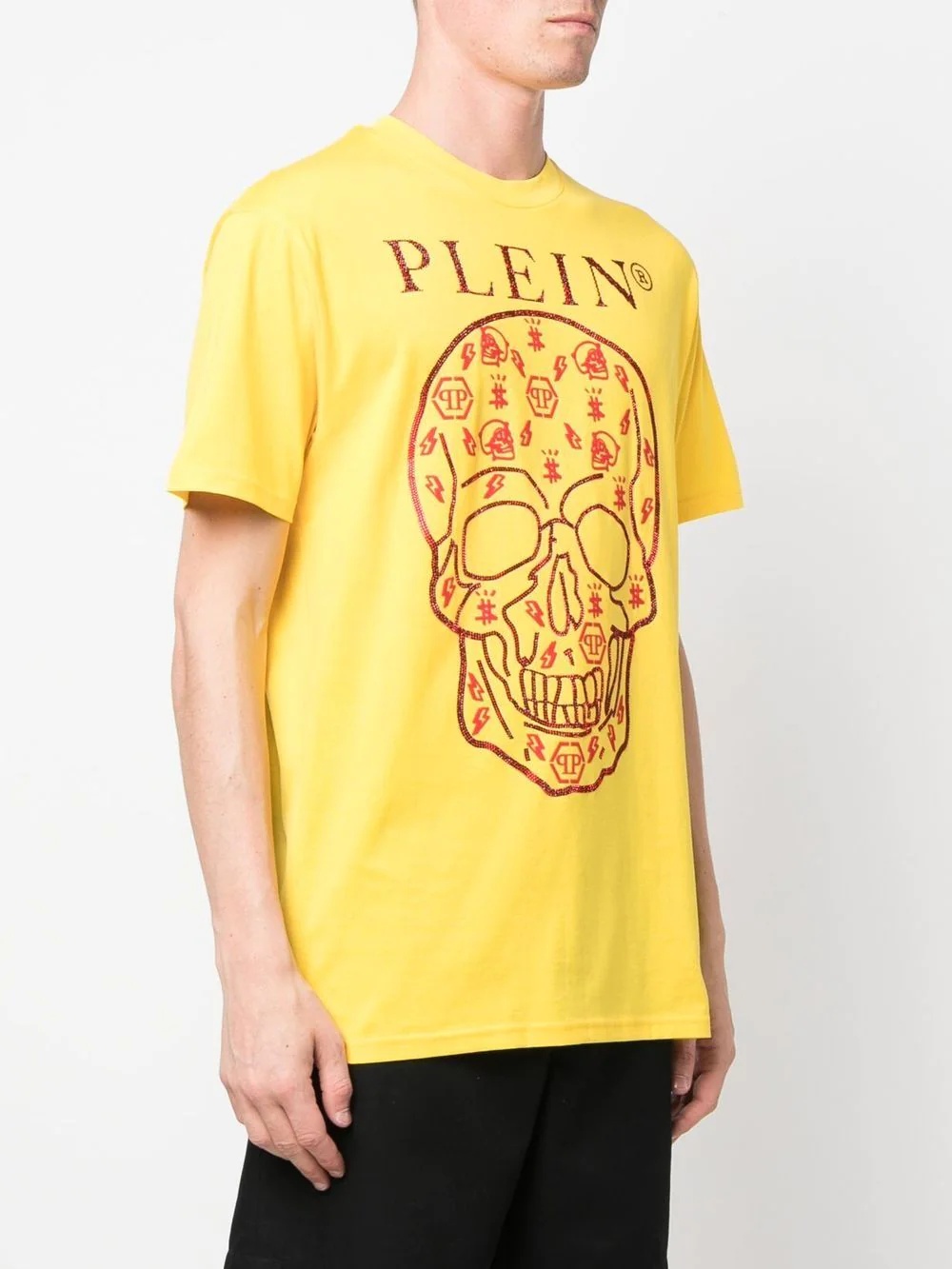 skull-print detail T-shirt - 3