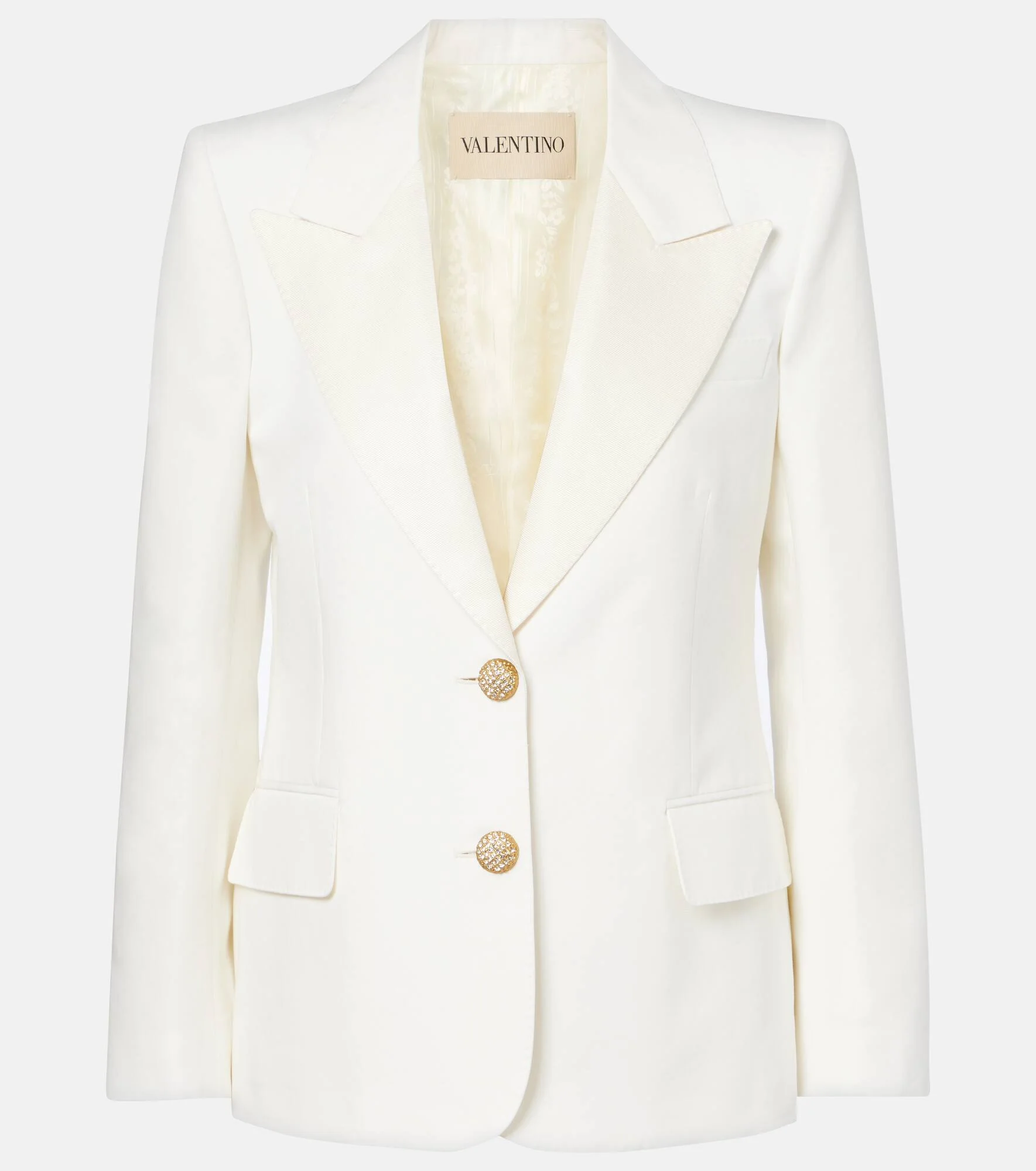 Cotton and linen blazer - 1