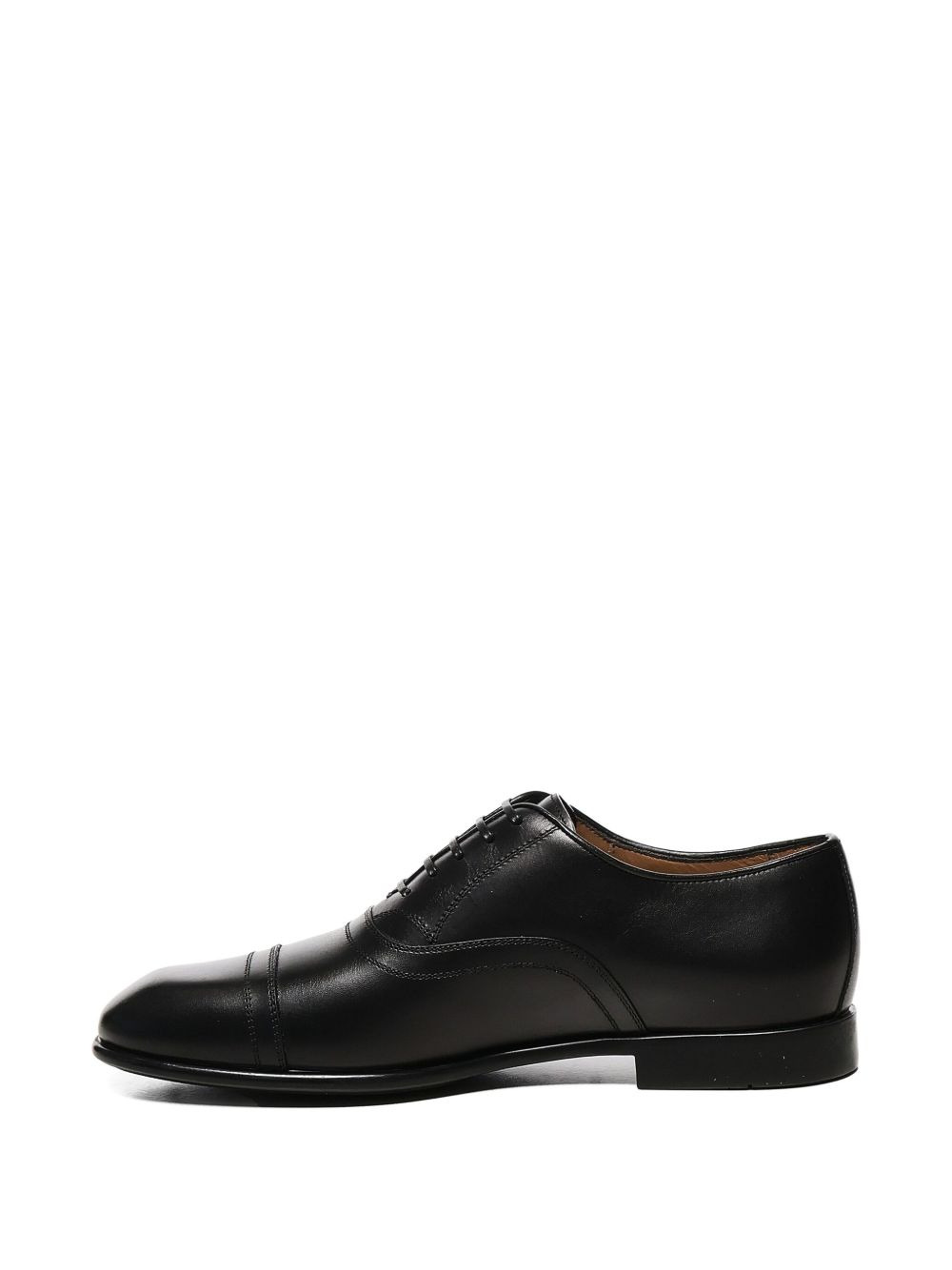 cap-toe lace-up loafers - 4
