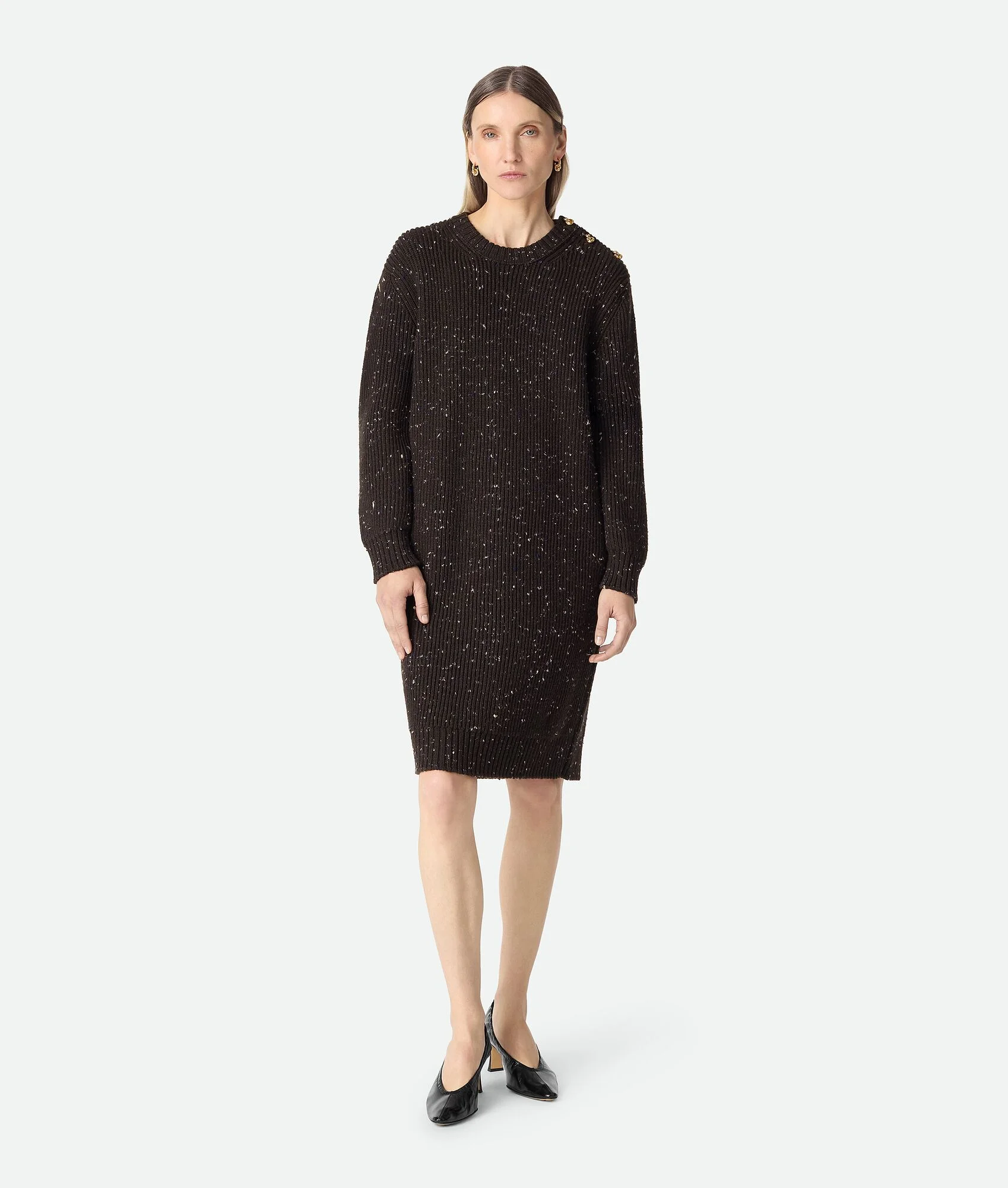 Wool English Rib Dress - 1
