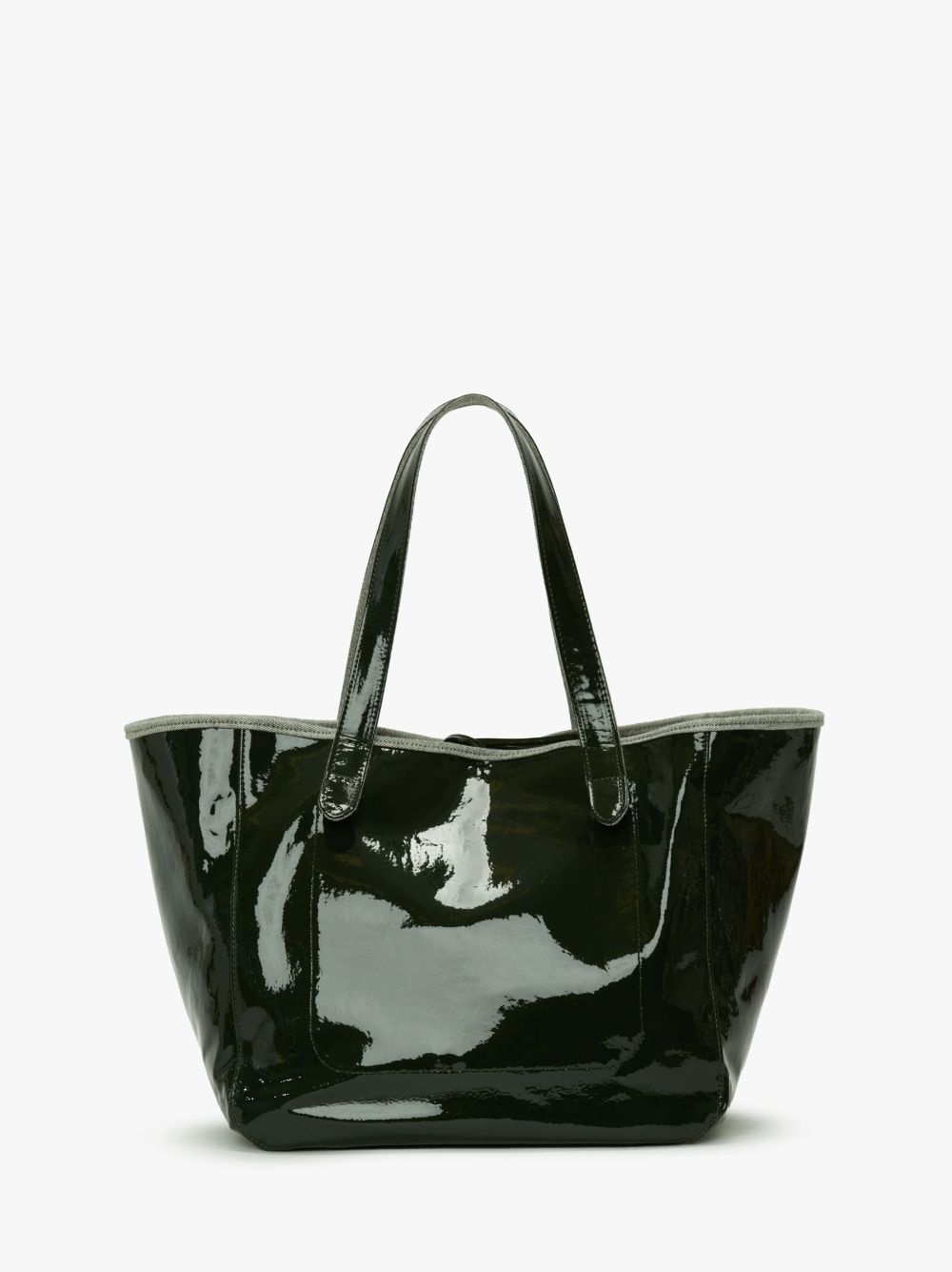 BELT TOTE - COATED DENIM TOTE BAG - 4