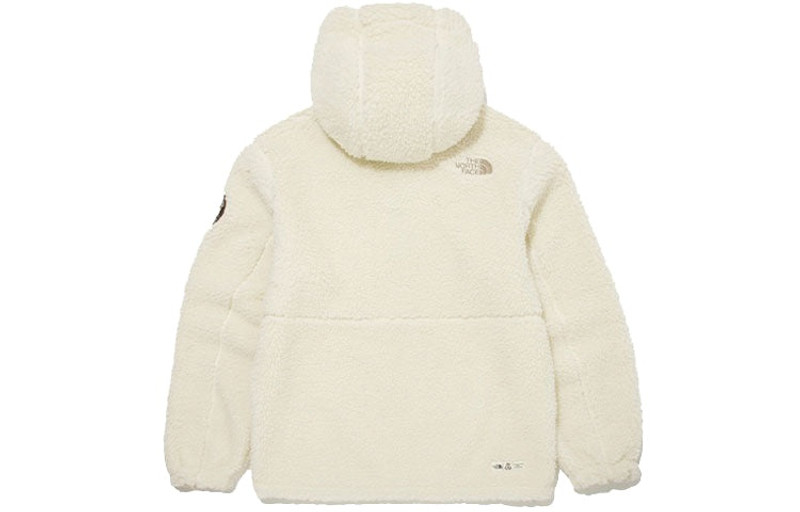 The North Face THE NORTH FACE Fleece Hoodie Jacket 'White' NJ4FM57A outlook