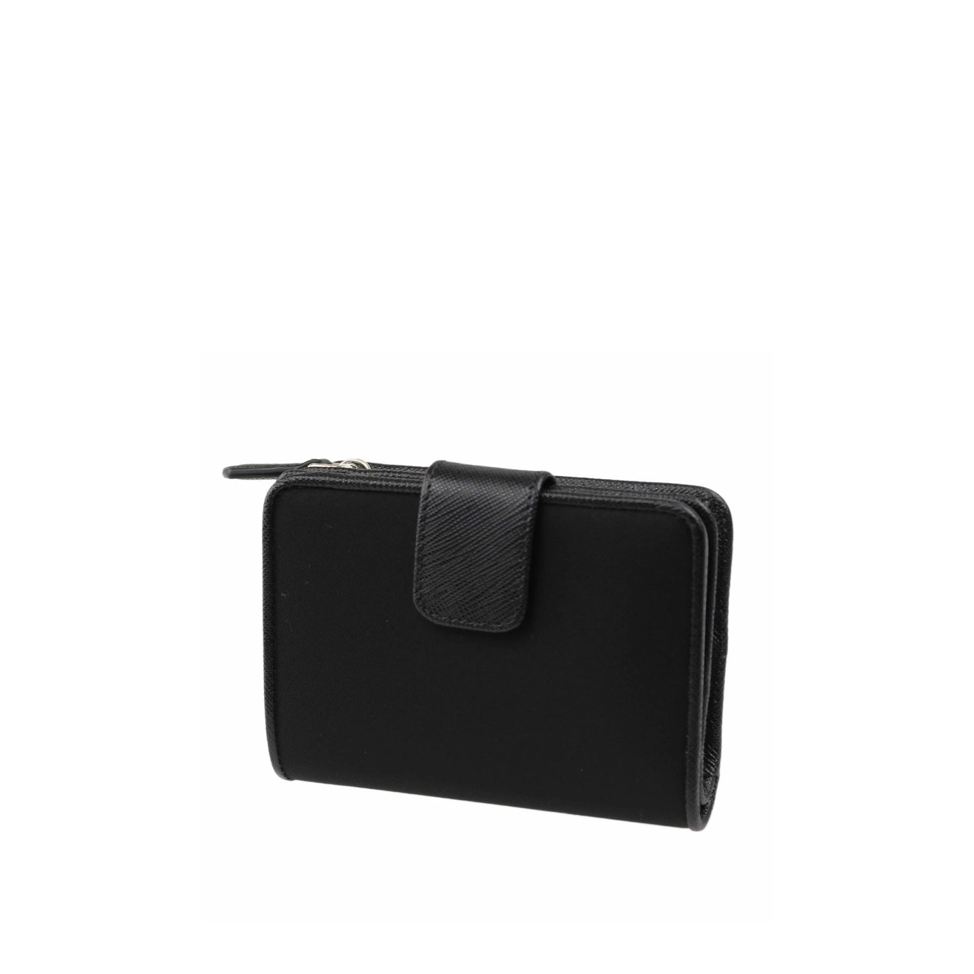 Prada Nylon And Leather French Wallet Women - 3