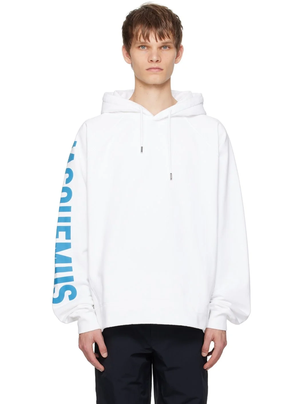 White La Casa 'Le hoodie Typo' Hoodie - 1