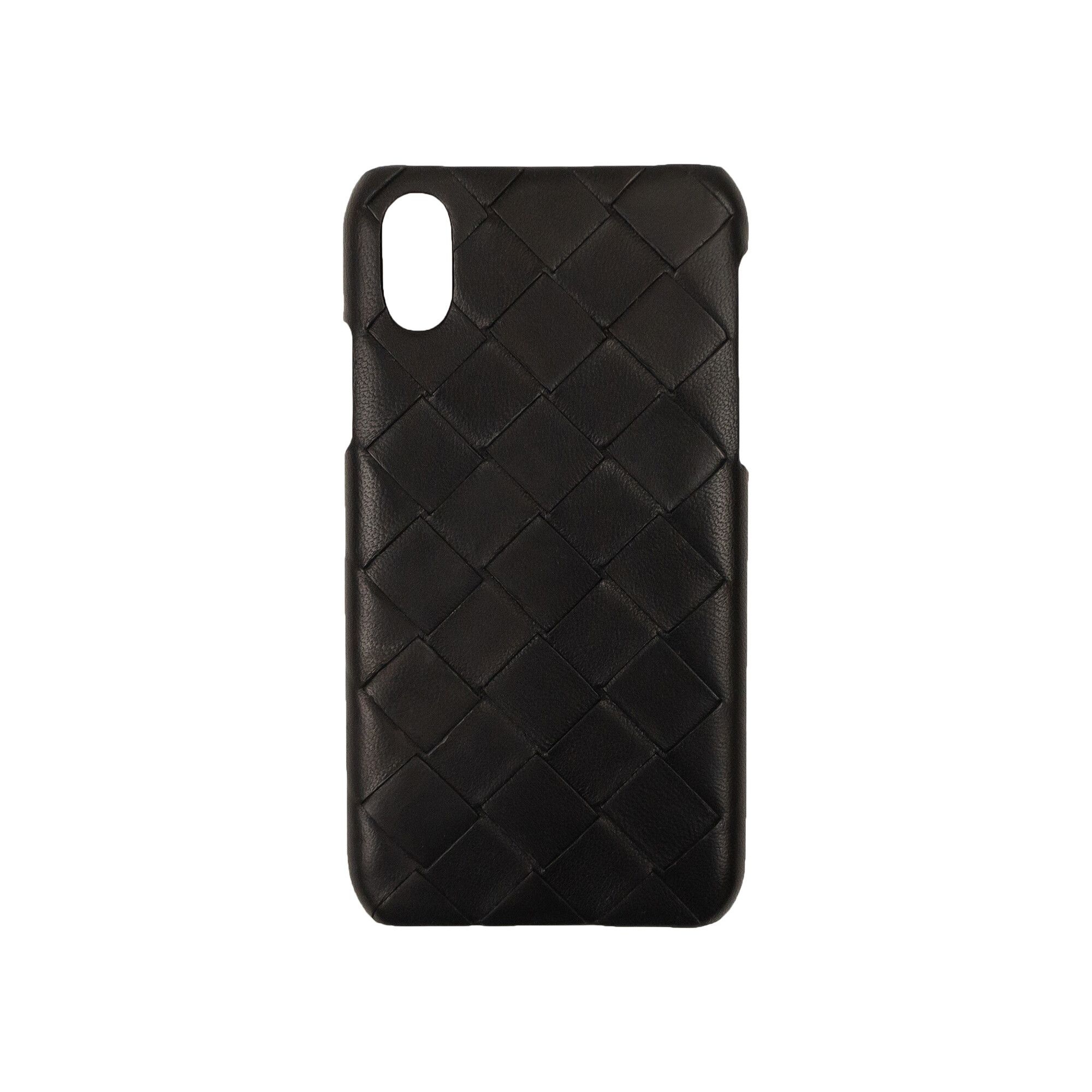 Bottega Veneta XS Leather iPhone Case 'Black' - 1