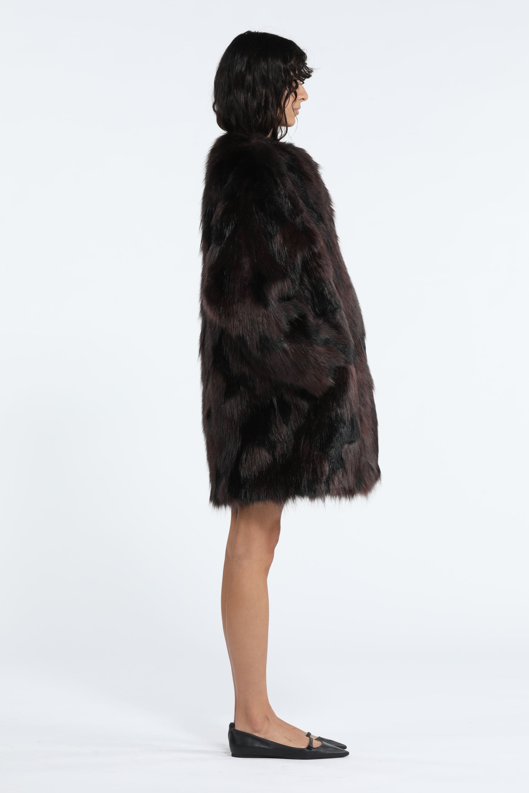 OVERSIZED SYNTHETIC-FUR COAT - 3