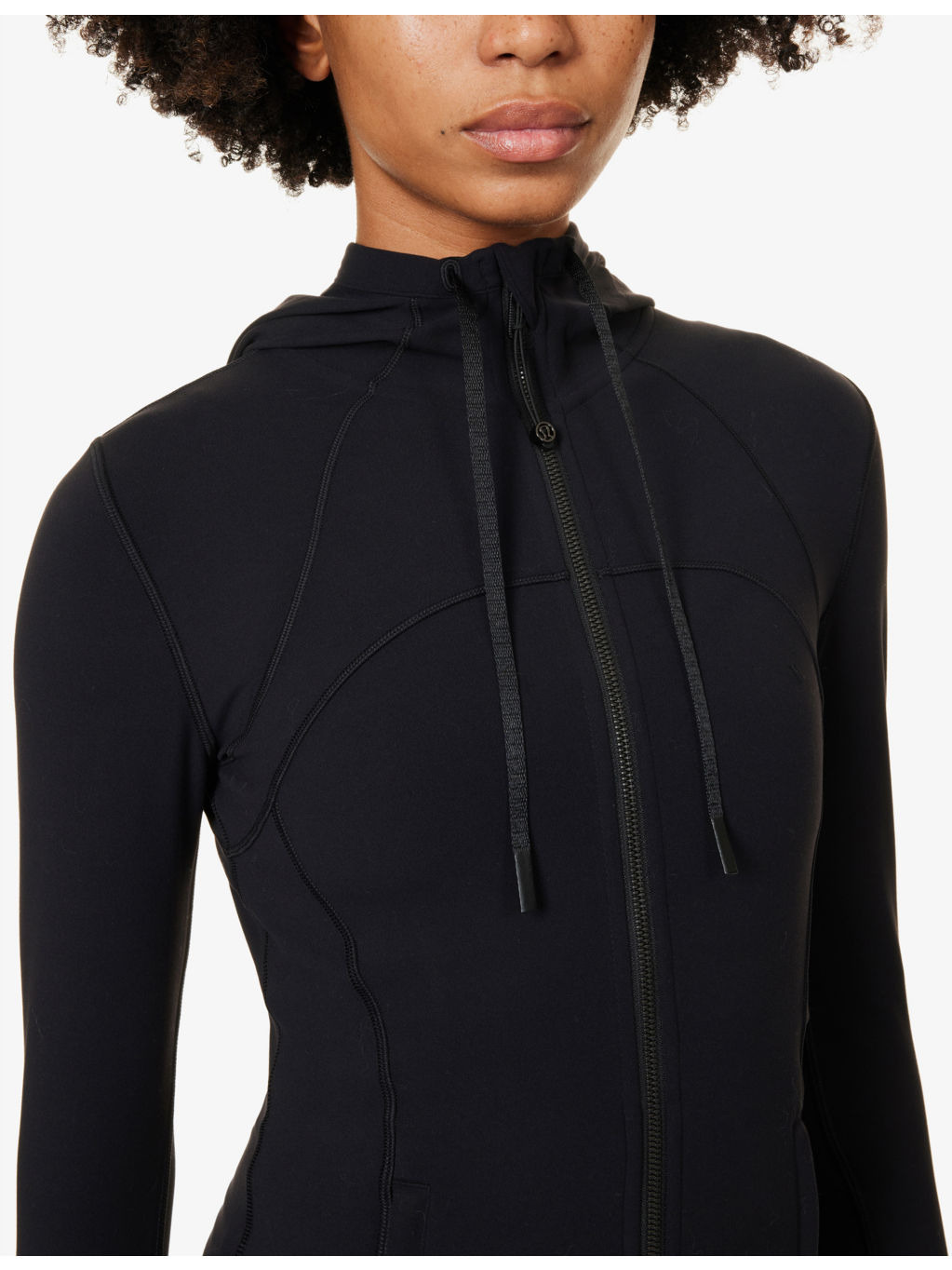Define high-neck stretch-jersey jacket - 5