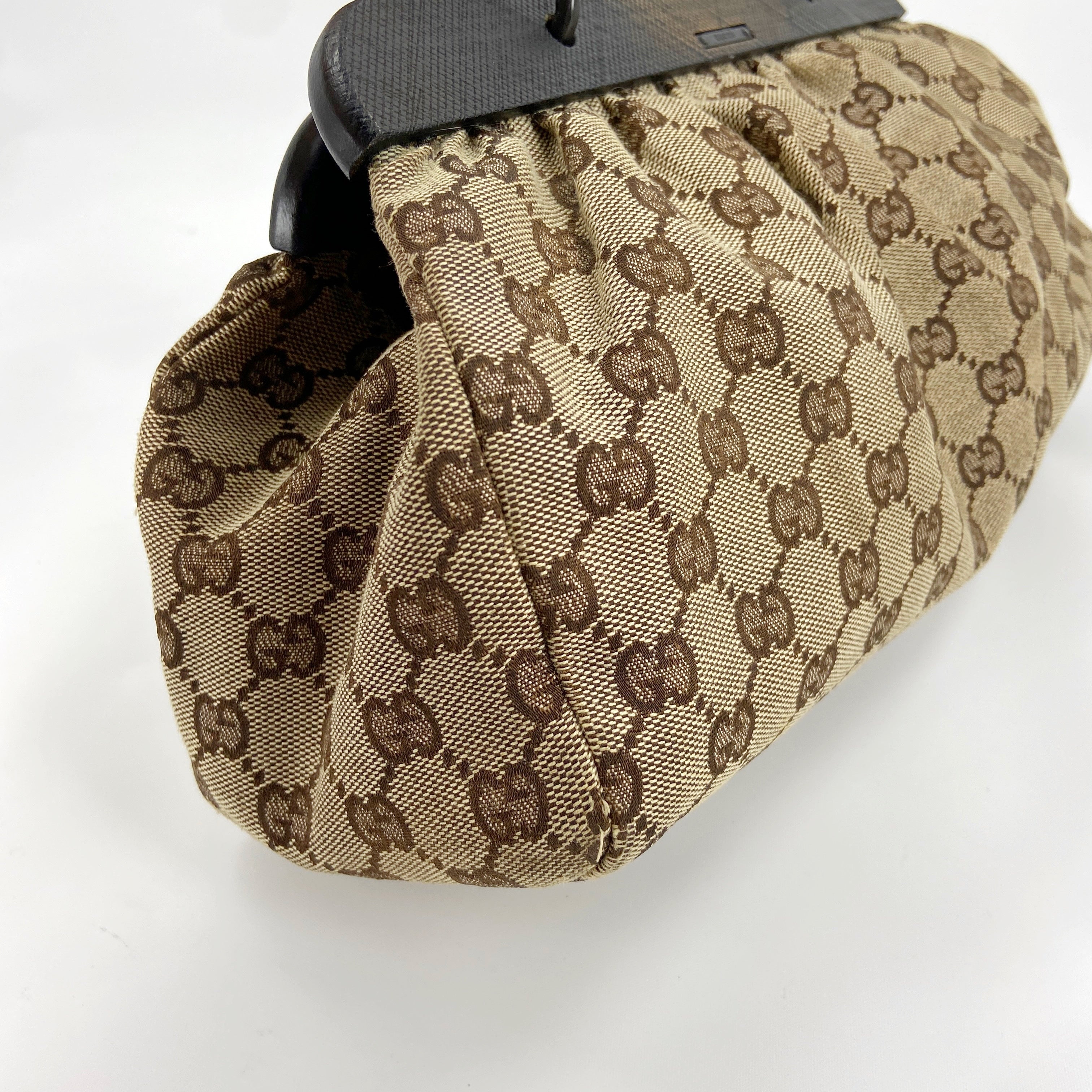 Gucci Fall 2002 Tom Ford Classic Brown Monogram Doctors Bag - 12