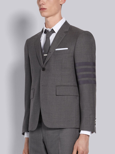 Thom Browne Medium Grey Super 120s Twill Classic 4-Bar Sport Coat outlook