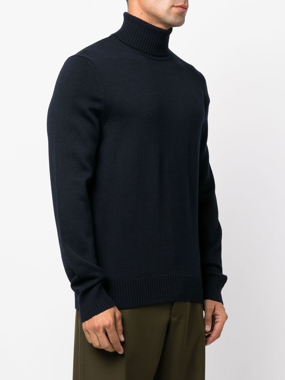 roll-neck knit jumper - 3