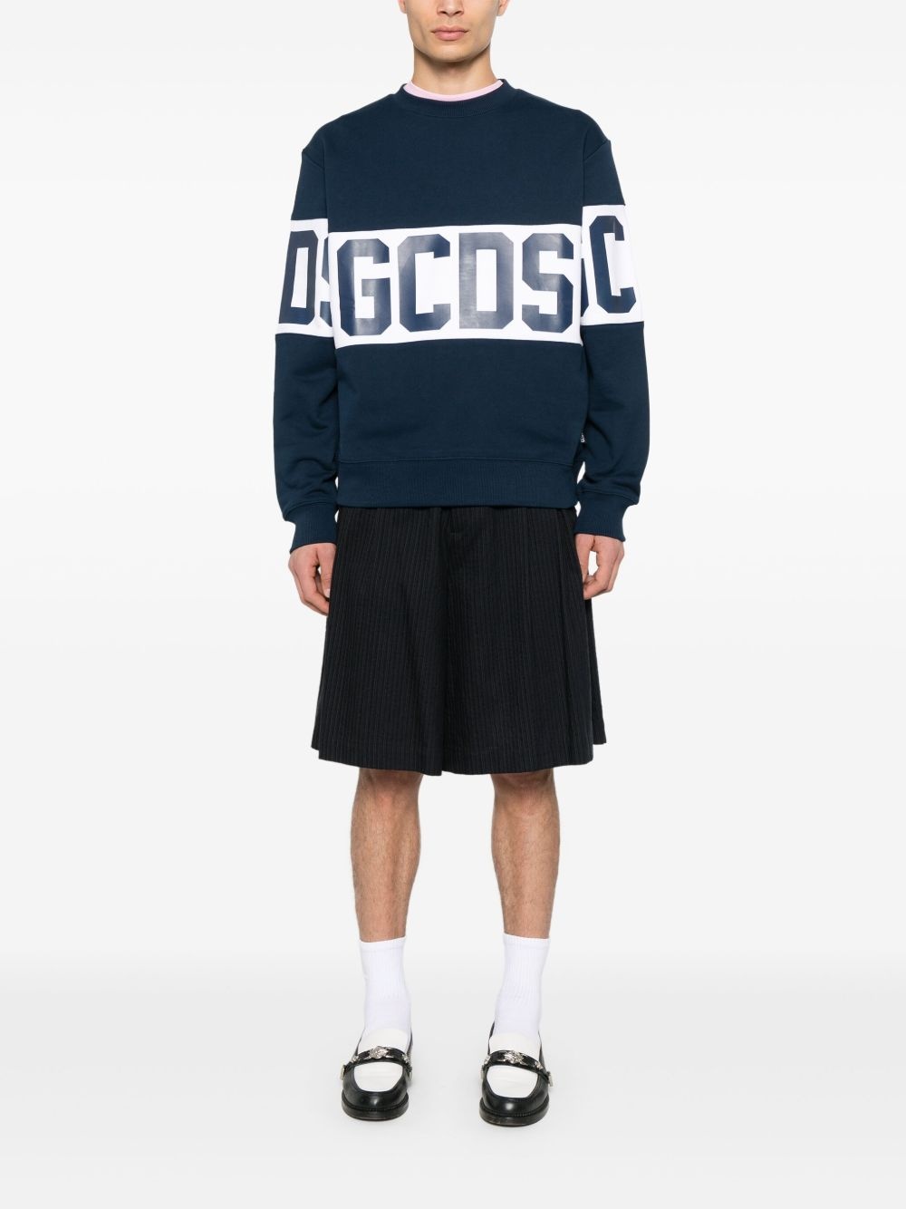 logo-band sweatshirt - 2
