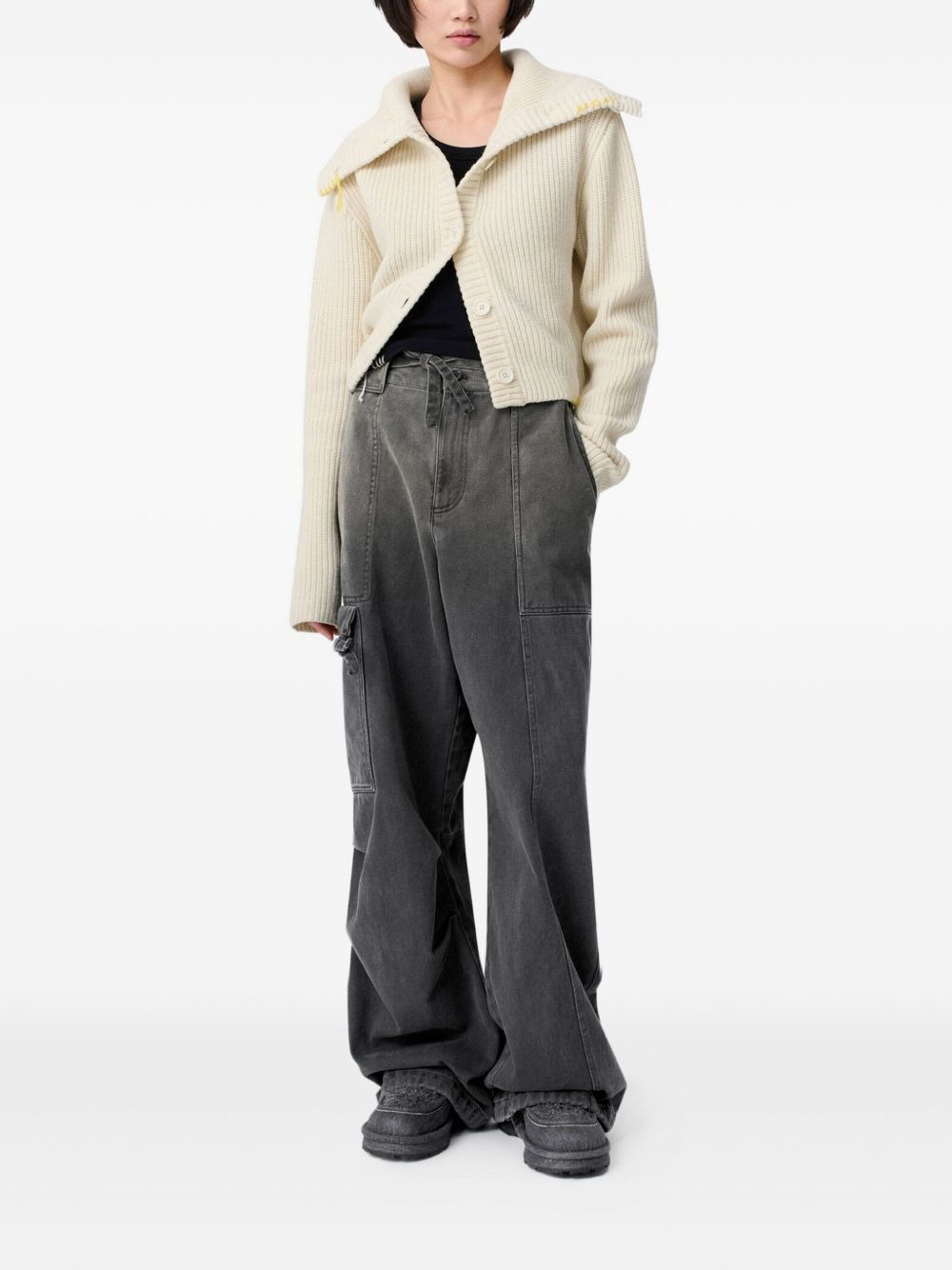 Celine ribbed cardigan - 2