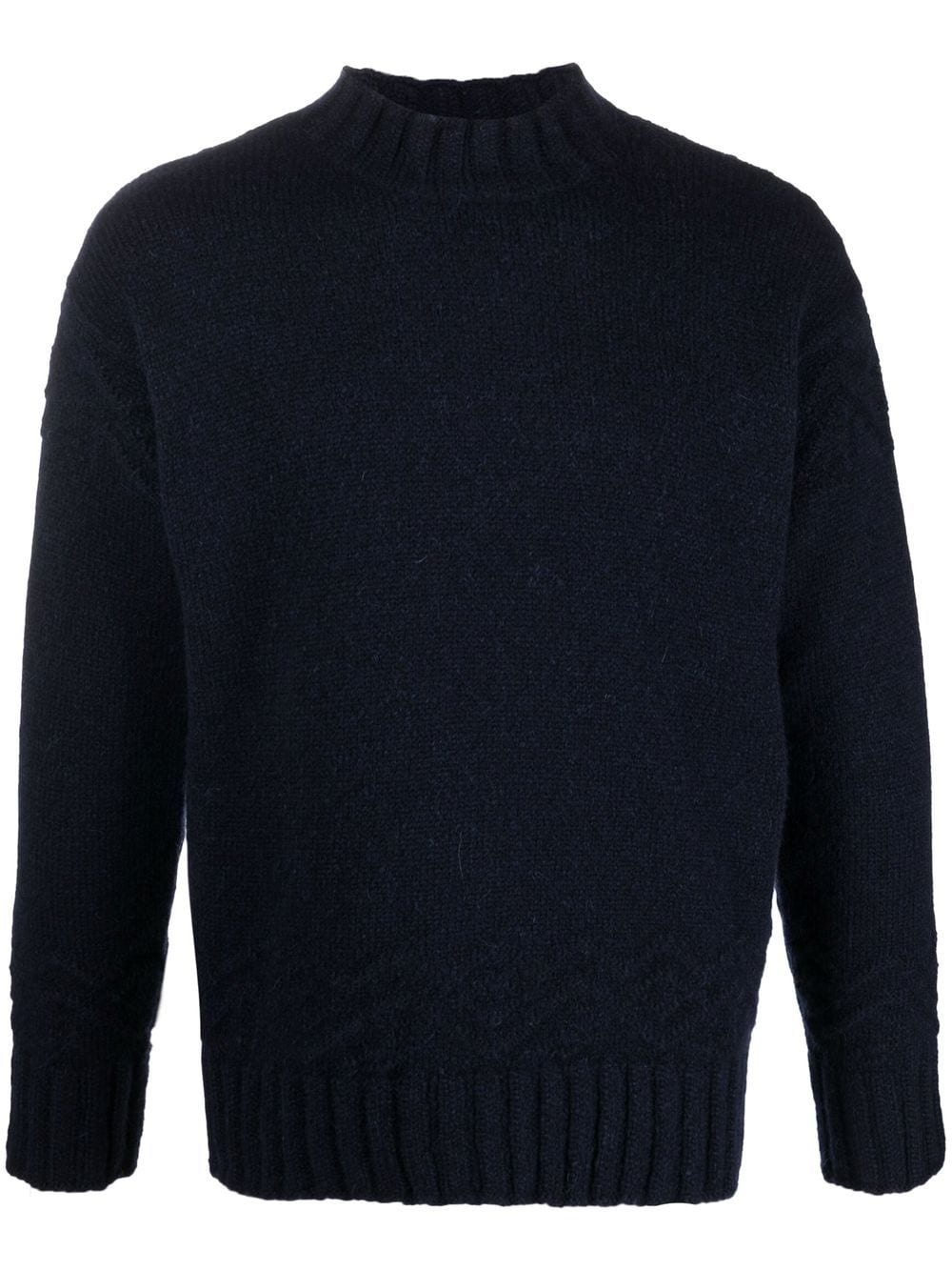 roll-neck knitted jumper - 1