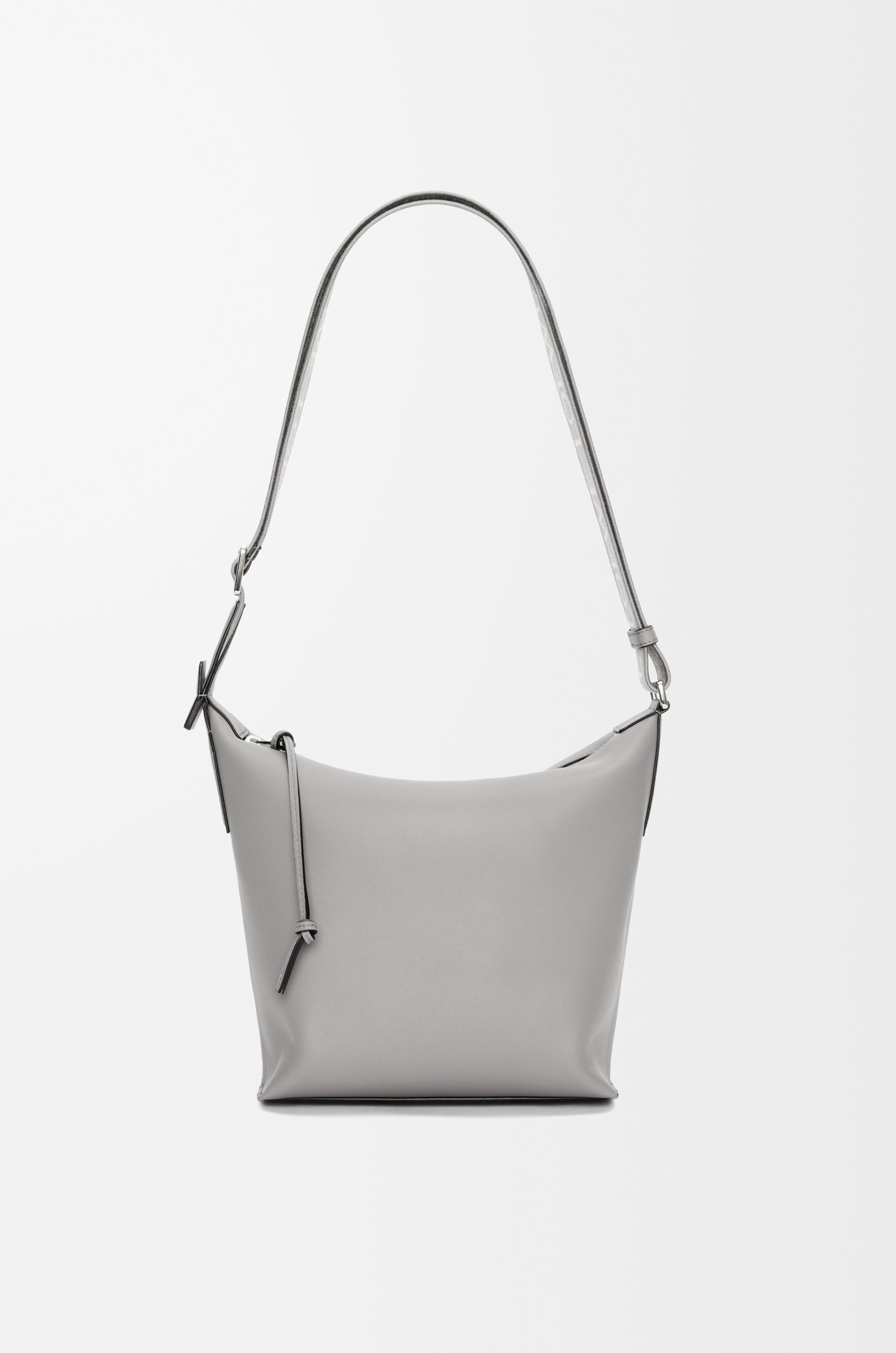 Small Cubi Crossbody bag in supple smooth calfskin and jacquard - 4