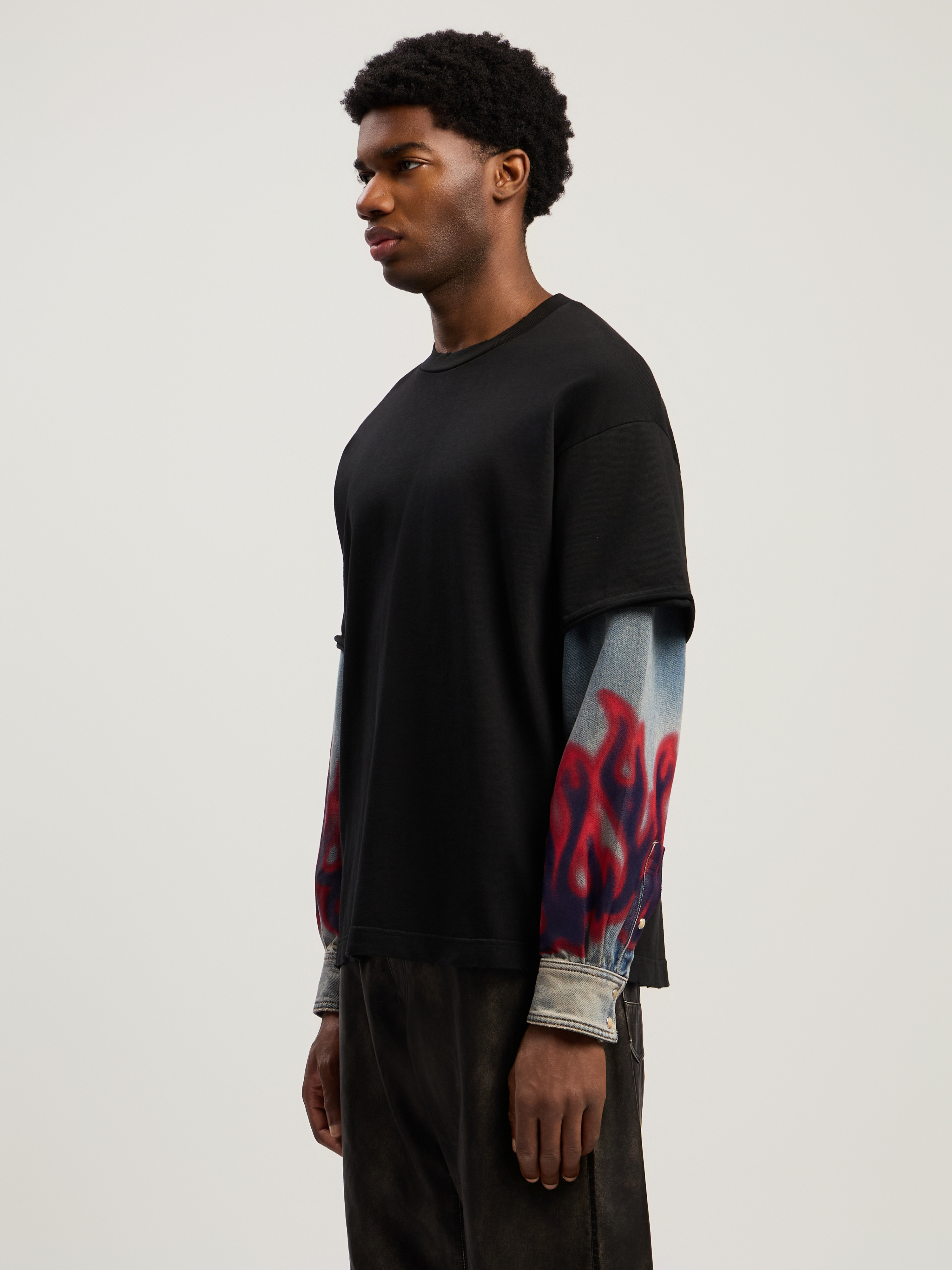 Flames Hybrid Shirt L/S - 4