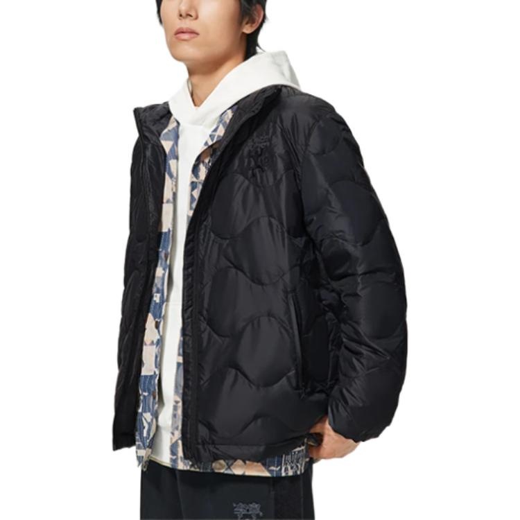 Li-Ning Fashion Trend Down Jacket 'Black' AYMS081-3 - 4