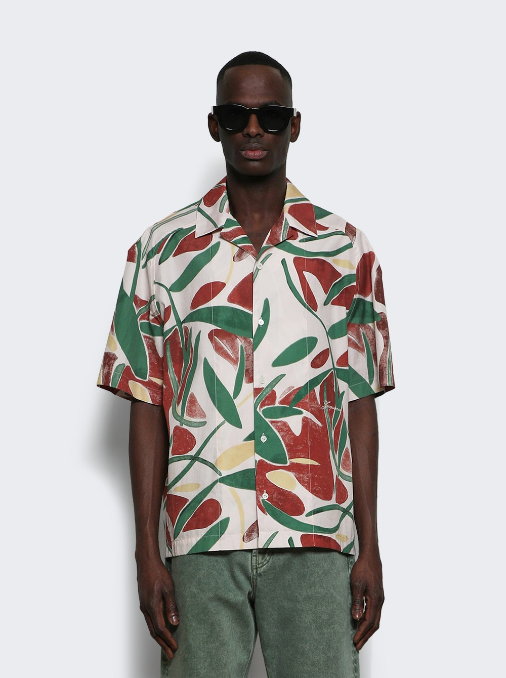 La Chemise Fonccio Print Abstract Vegetal Pi - 2