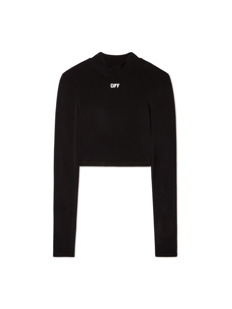 Off Stamp Sec Skin L/s T Crop - 1