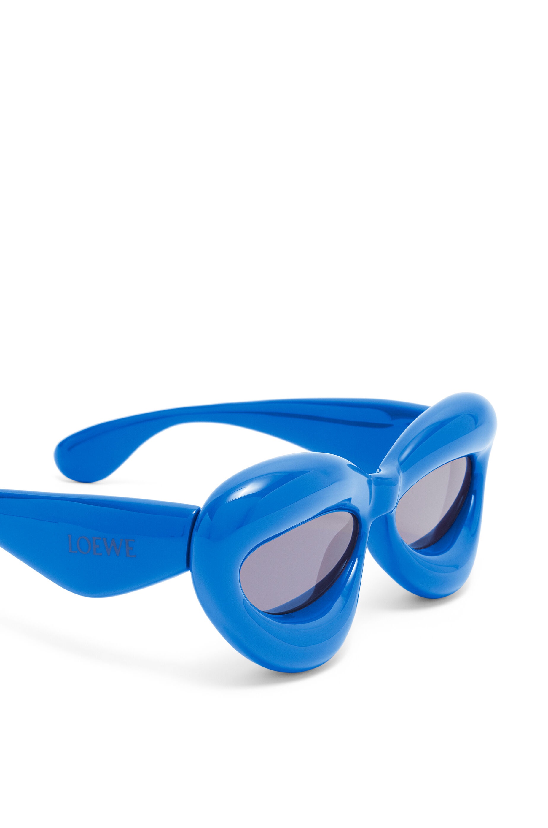 Inflated cateye sunglasses in acetate - 5