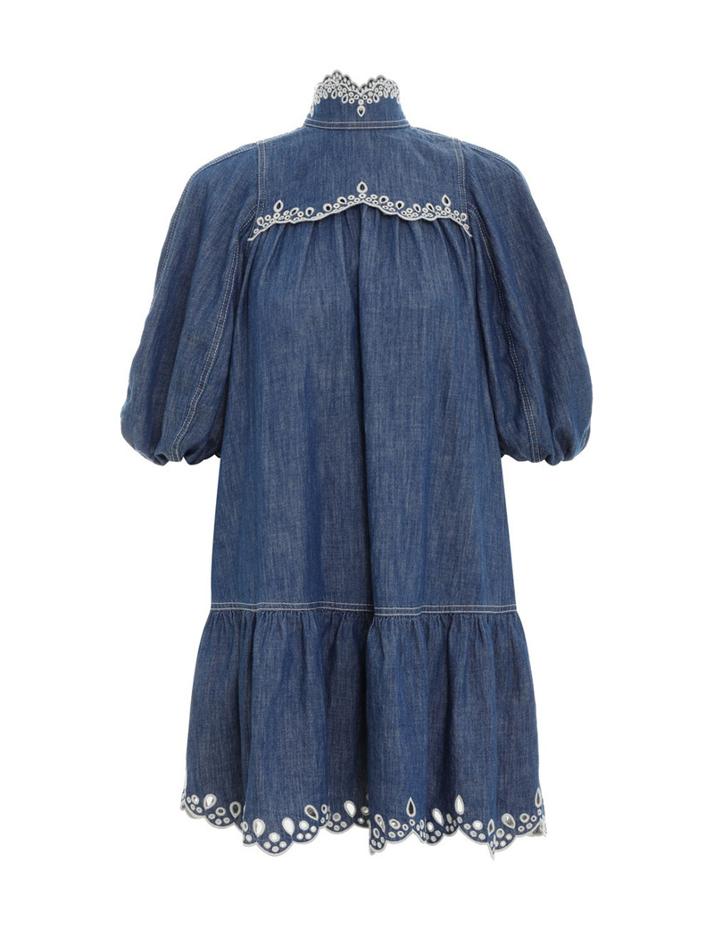 chinese dress ladies Zimmermann Laurel Frill Midi Dress