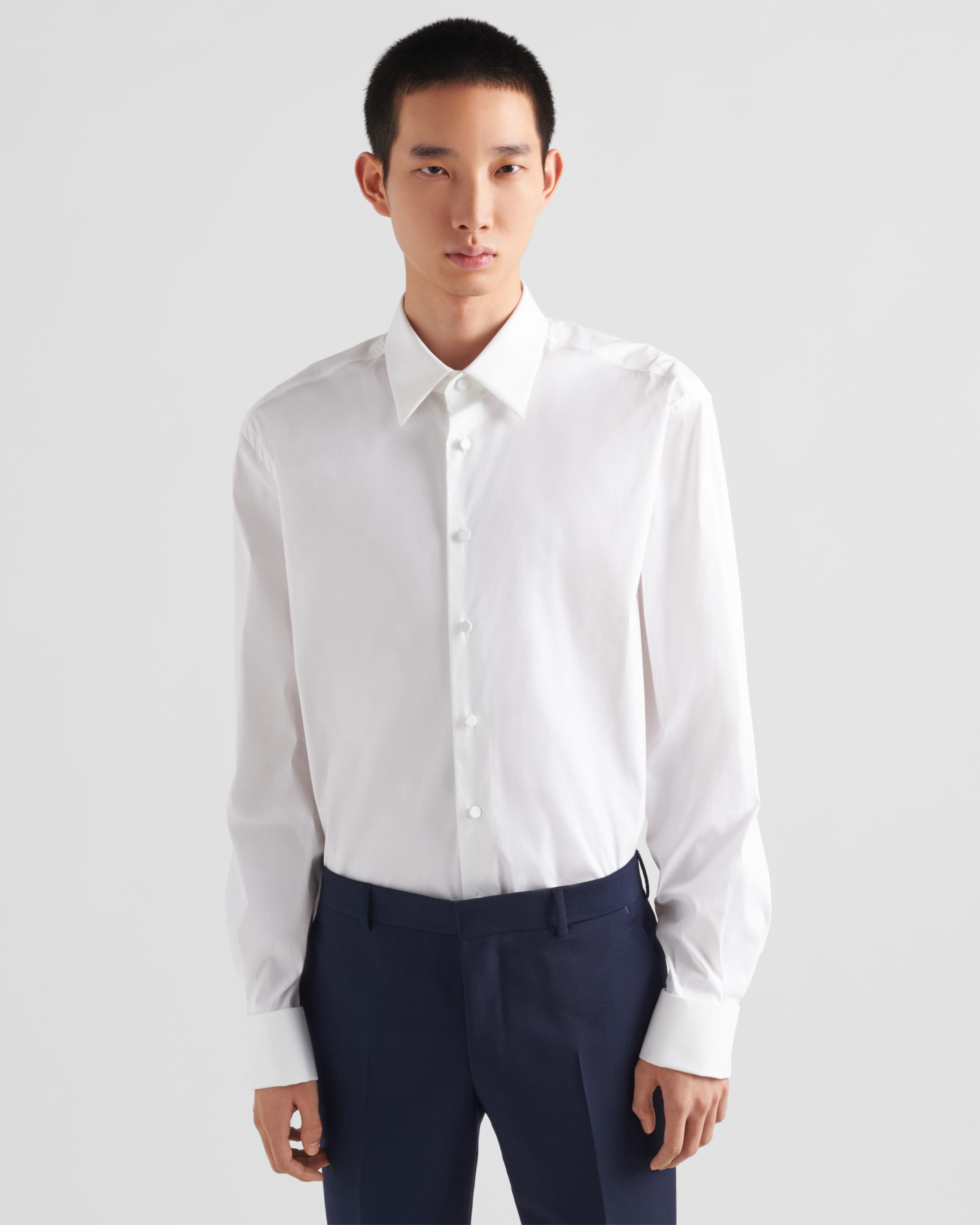 Cotton stretch shirt - 4