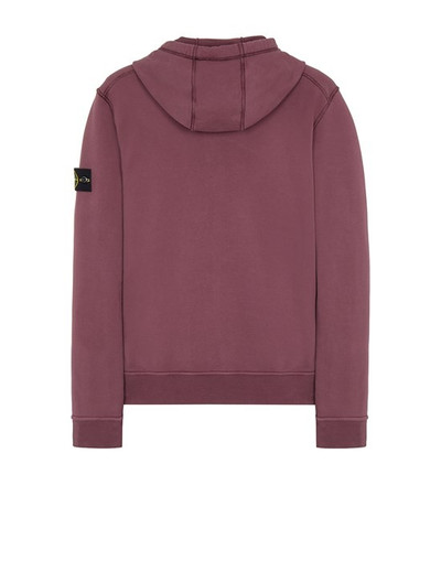 Stone Island 64151 GARMENT-DYED COTTON FLEECE  DARK BURGUNDY outlook