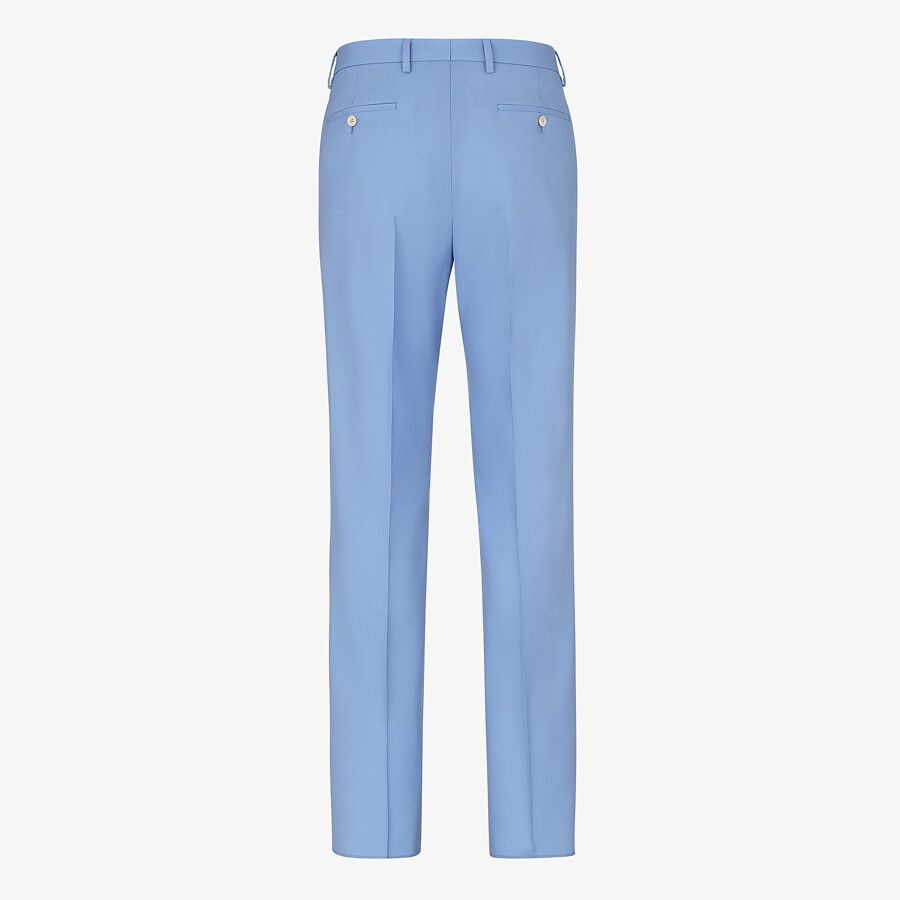 Light blue wool pants - 2