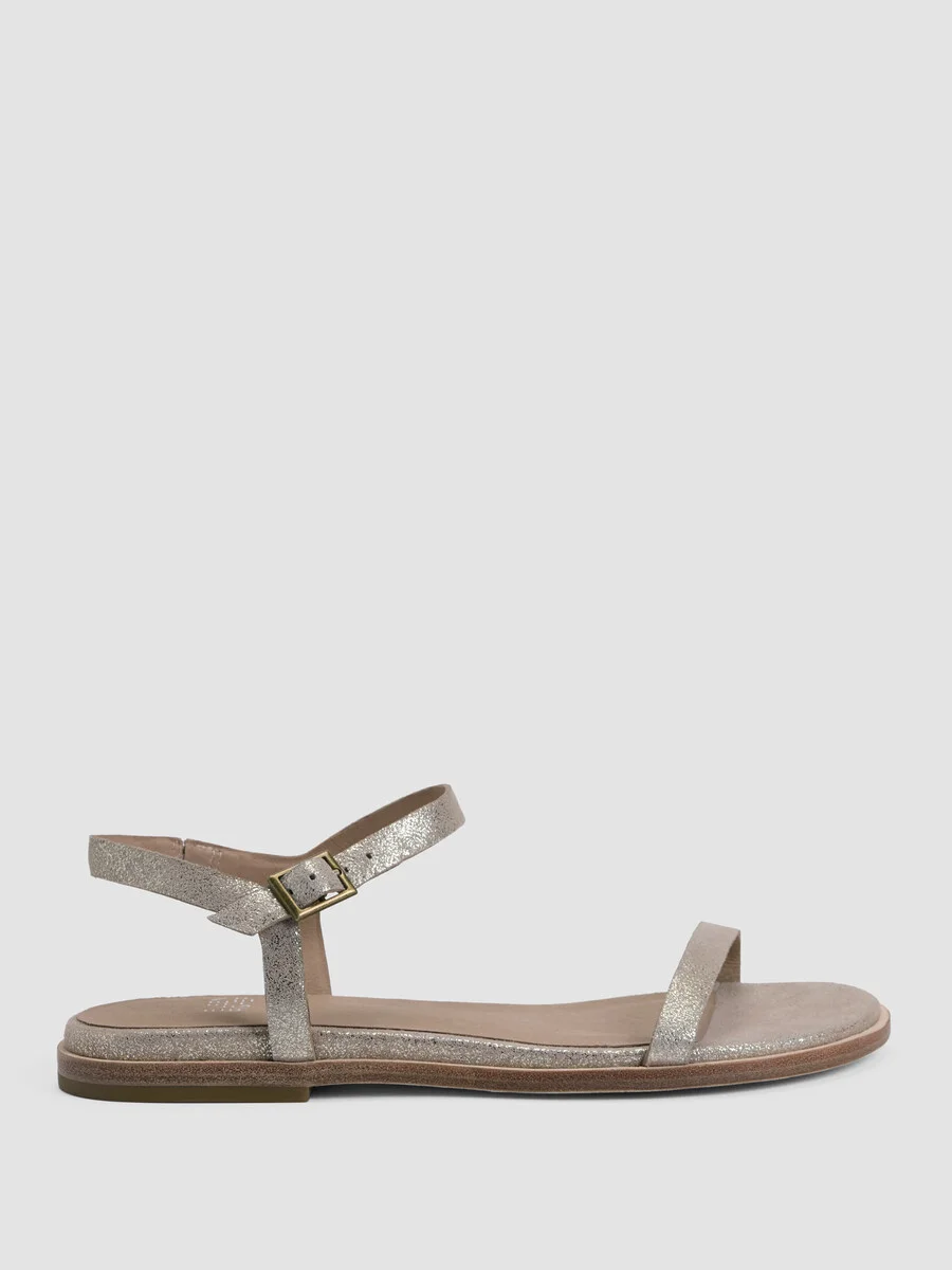 Kauia Metallic Suede Sandal - 1