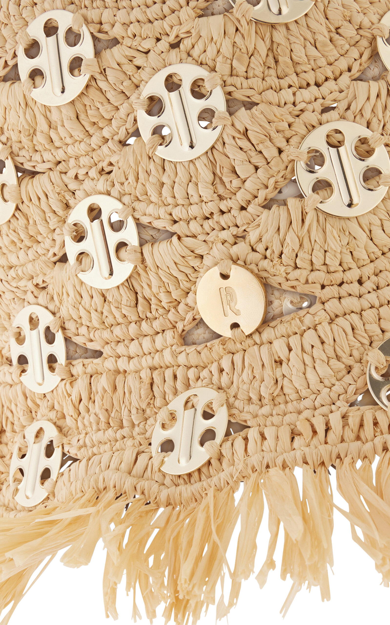 Embellished Raffia Bucket Hat neutral - 3